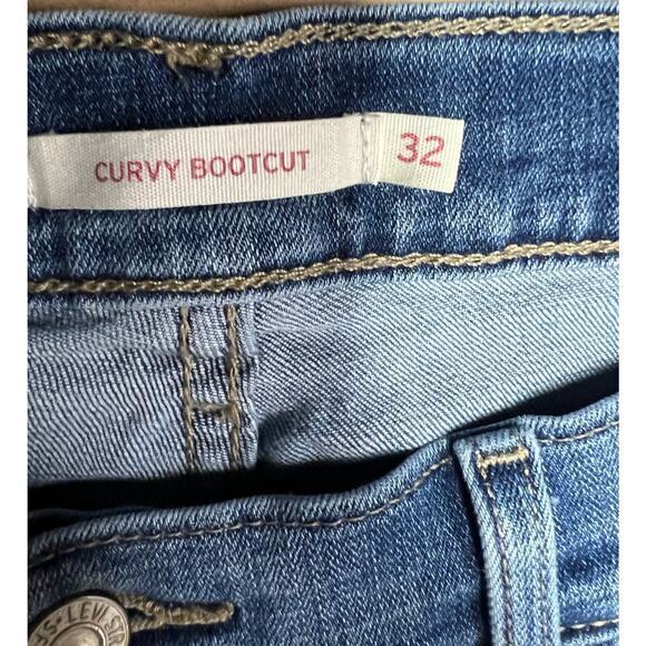 Levi's women's curvy‎ bootcut size 32 - Picture 3 of 5